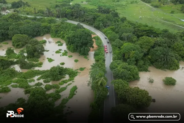 Ponte entre Alhandra e Caaporã é totalmente interditada devido a riscos estruturais