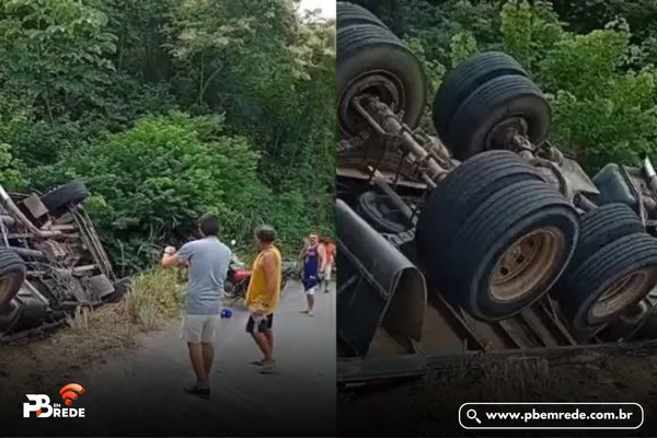 Rodovia paraibana onde ônibus tombou e deixou dois estudantes mortos registra novo acidente neste domingo