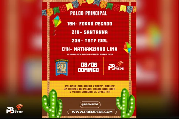 Domingo de Forró no Parque do Povo! Veja a Agenda do Dia<br>