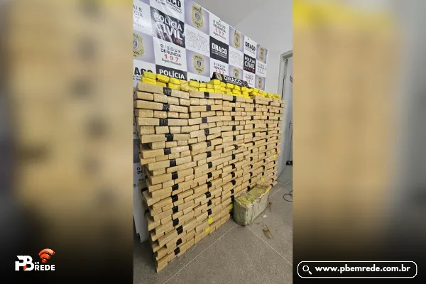 QUASE UMA TONELADA: Polícia Civil e Polícia Rodoviária Federal prendem três pessoas e apreendem grande quantidade de droga em Soledade