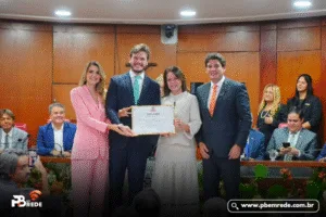 Bruno Cunha Lima recebe título de cidadão pessoense e destaca vínculos com a capital