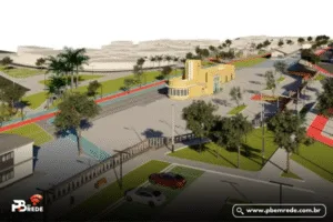 CONFIRA IMAGENS: Pátio da Estação Nova ganhará parque com quadras poliesportivas, playground e academia