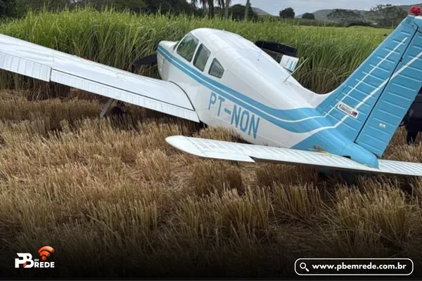 Urgente: avião com o prefeito Cícero Lucena faz pouso de emergência na Paraíba
