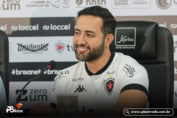 Dono do Botafogo-PB anuncia folha de R$ 1,1 milhão apenas para o Paraibano e camisa com patrocínio recorde