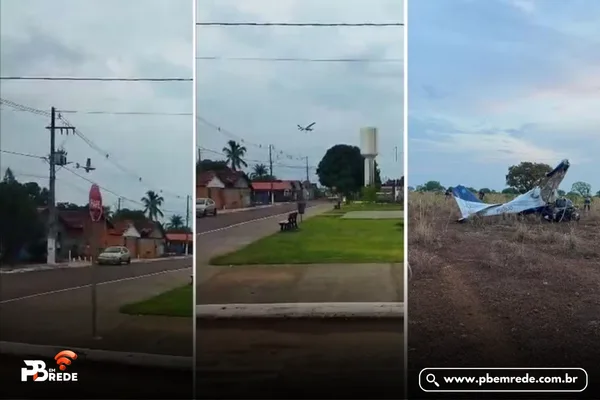 Avião cai em fazenda no interior de TO e deixa um morto
