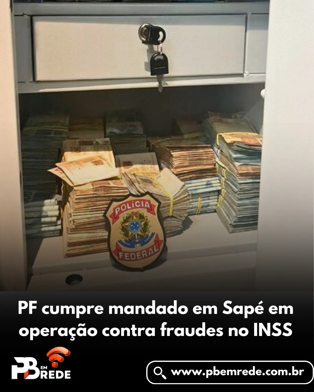 PF cumpre mandado em Sapé em operação contra fraudes no INSS