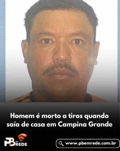 Homem é morto a tiros quando saía de casa em Campina Grande