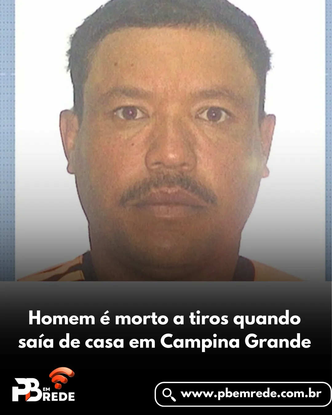 Homem é morto a tiros quando saía de casa em Campina Grande