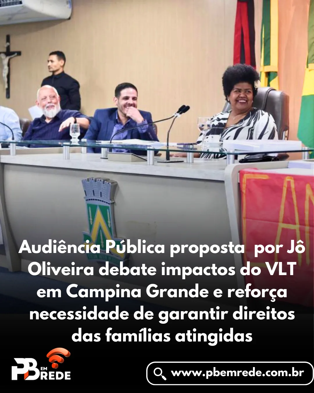 Audiência Pública proposta por Jô Oliveira debate impactos do VLT em Campina Grande e reforça necessidade de garantir direitos das famílias atingidas