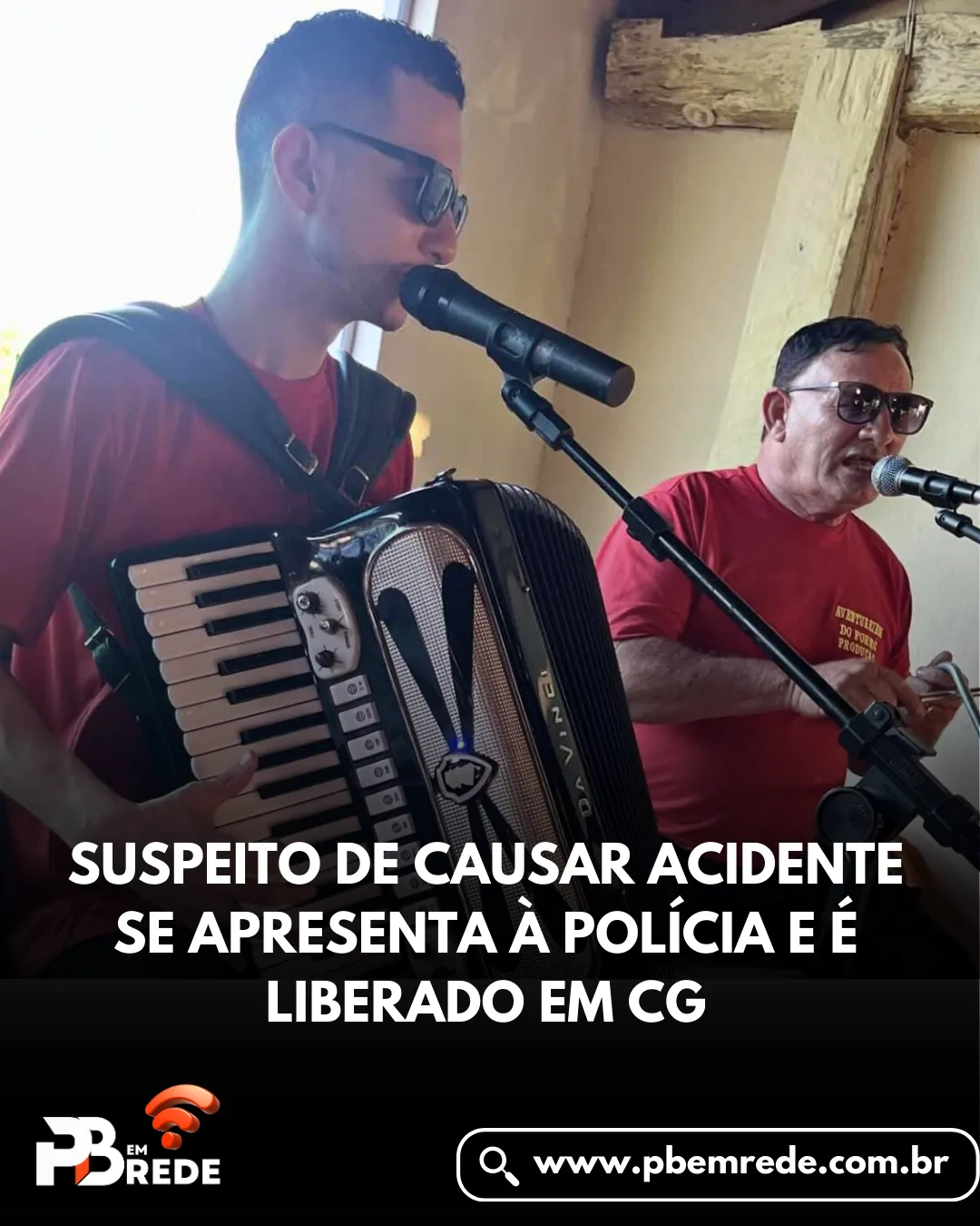 SUSPEITO DE CAUSAR ACIDENTE SE APRESENTA À POLÍCIA E É LIBERADO EM CG