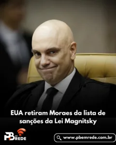EUA retiram Moraes da lista de sanções da Lei Magnitsky