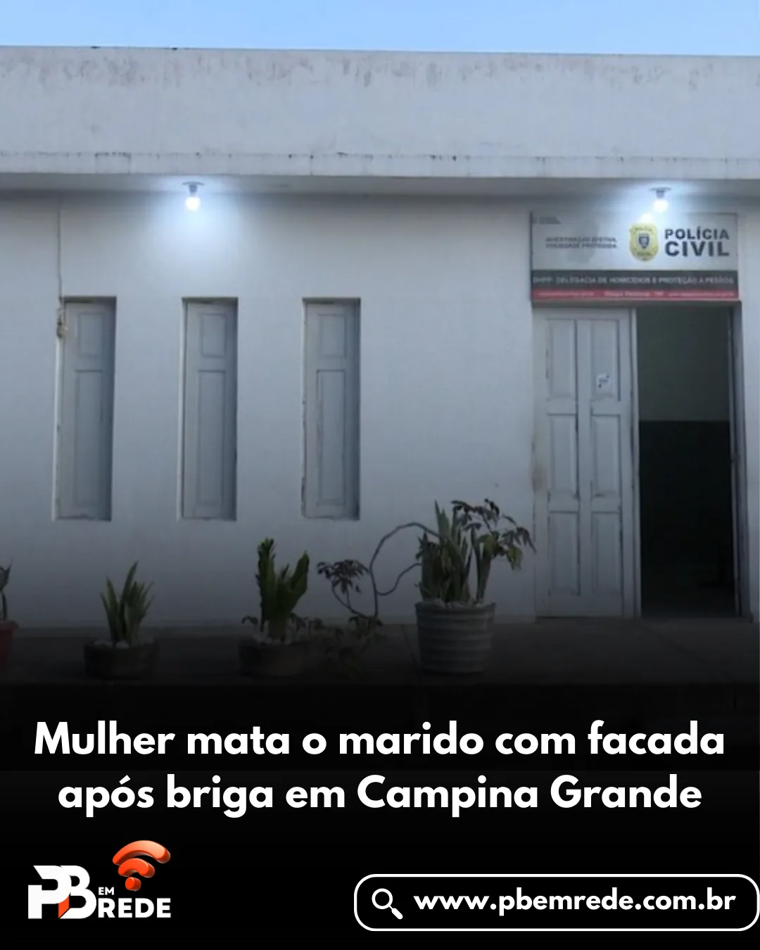 Mulher mata o marido com facada após briga em Campina Grande