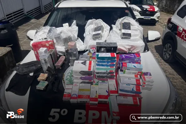 Operação da PM termina com suspeito morto após roubo de canetas emagrecedoras em João Pessoa